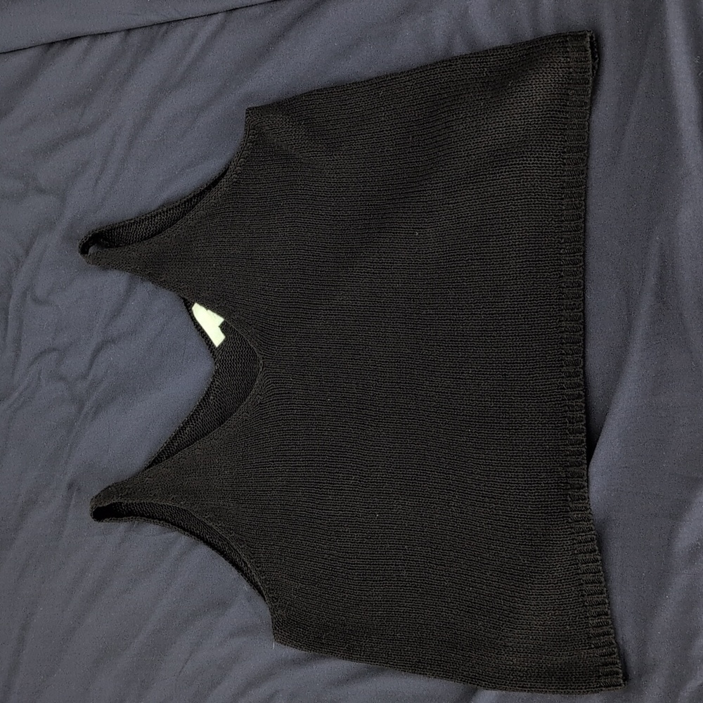 H&M Black Knit Tank Top